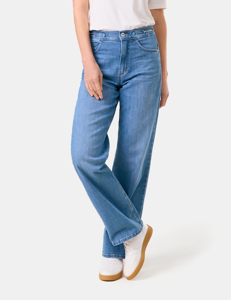 Gerry Weber Damen Hosen Blue Denim With