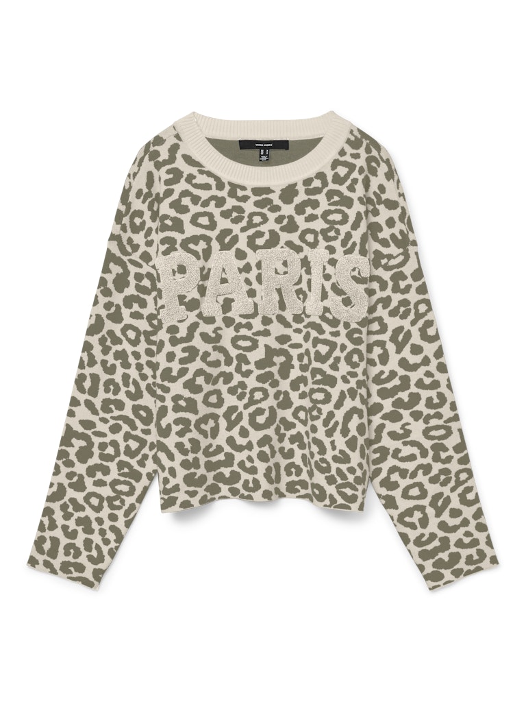 Vero Moda Damen Pullover Birch/W. Mermai