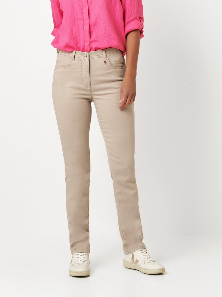 Toni Dress Damen Hosen Greige