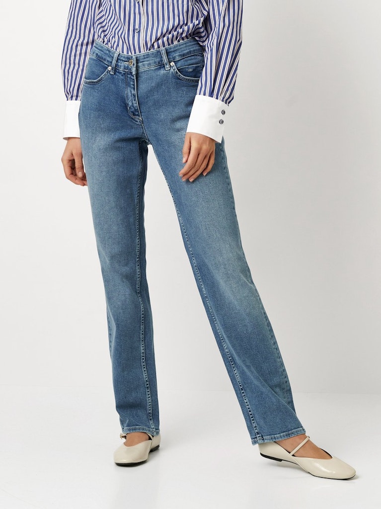 Toni Dress Damen Jeans Mid Blue