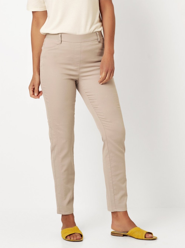 Toni Dress Damen Hosen Greige