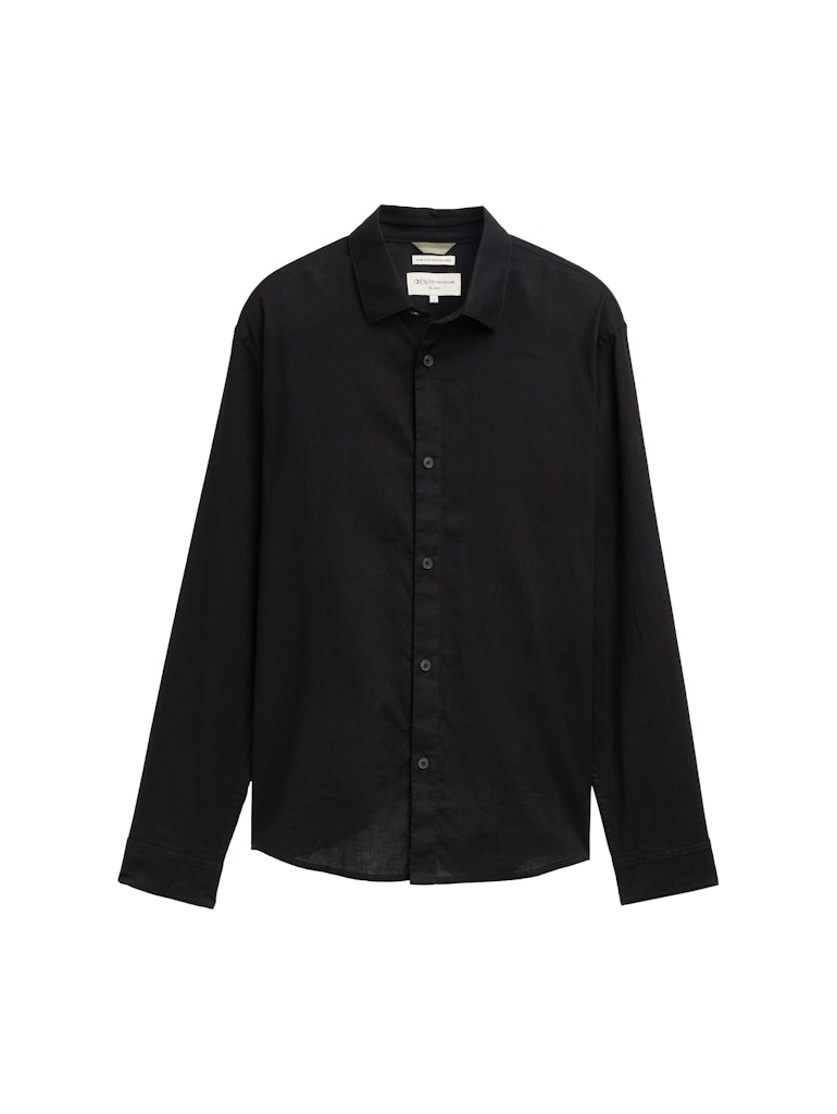 Tom Tailor denim Herren Hemden lang Black
