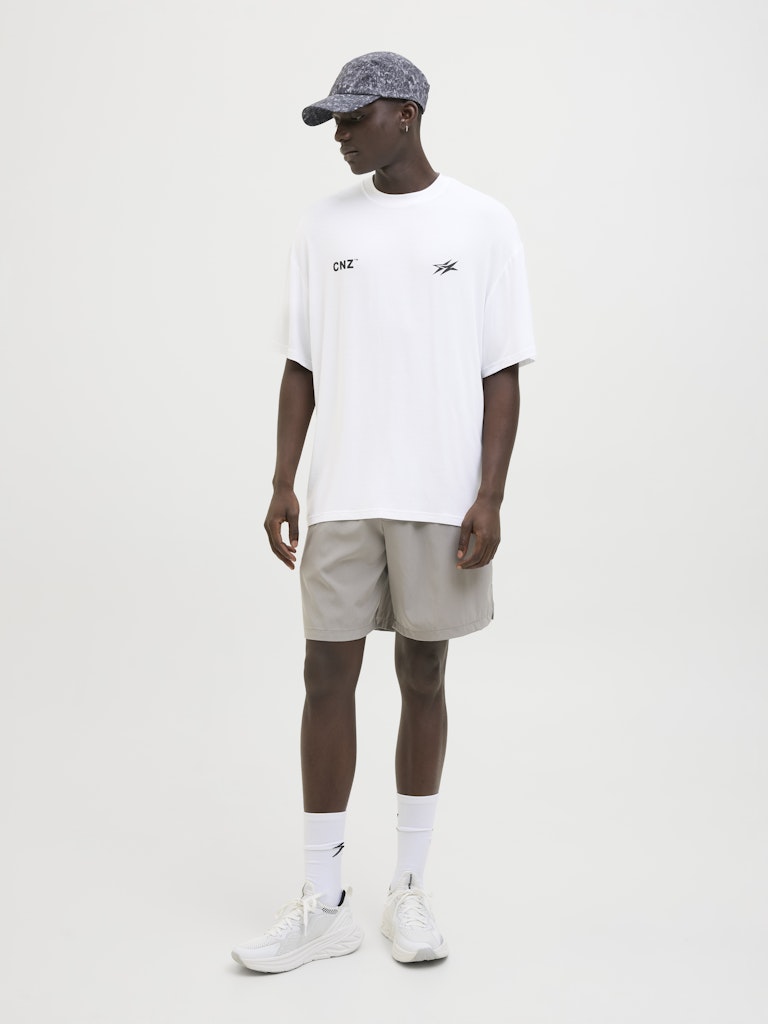 Jack & Jones Herren T-Shirts kurz Bright White