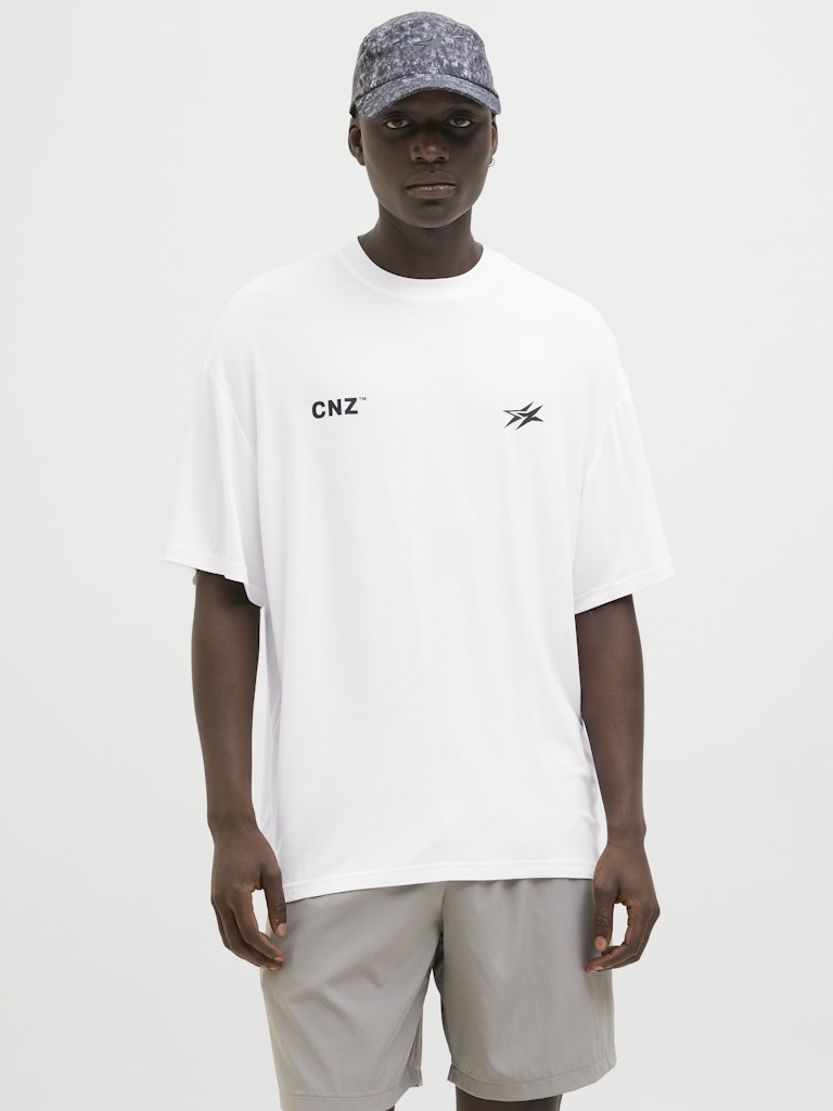 Jack & Jones Herren T-Shirts kurz Bright White