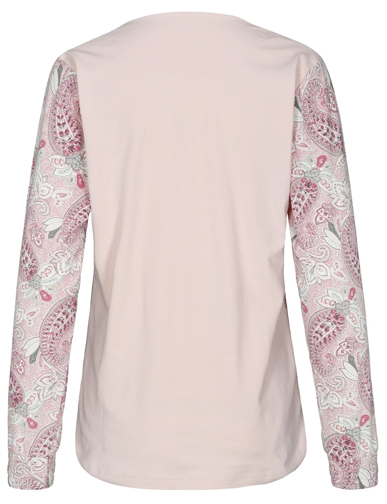 Katag Schlafanzug Taupe Paisley