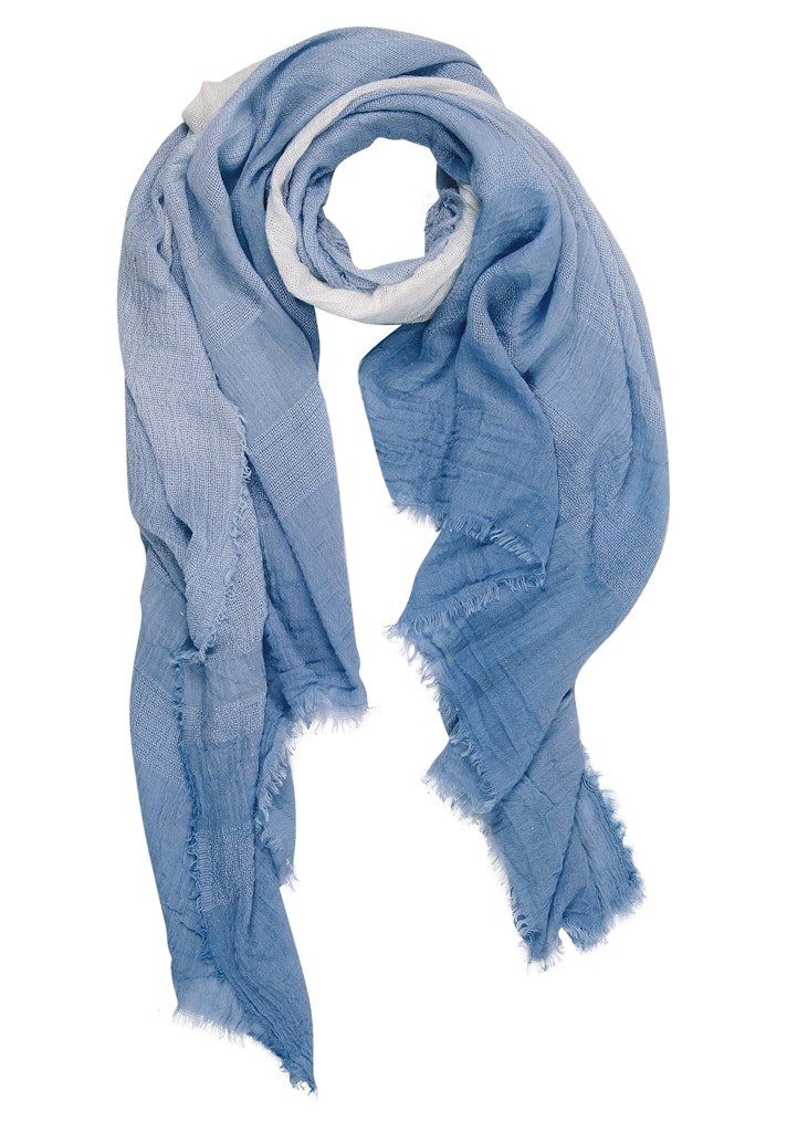 Cartoon Schal Blue/Cream