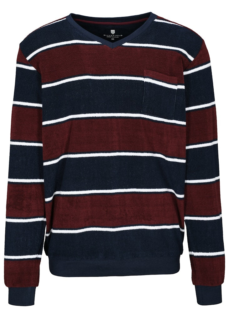 Katag Herren Merlot Stripe