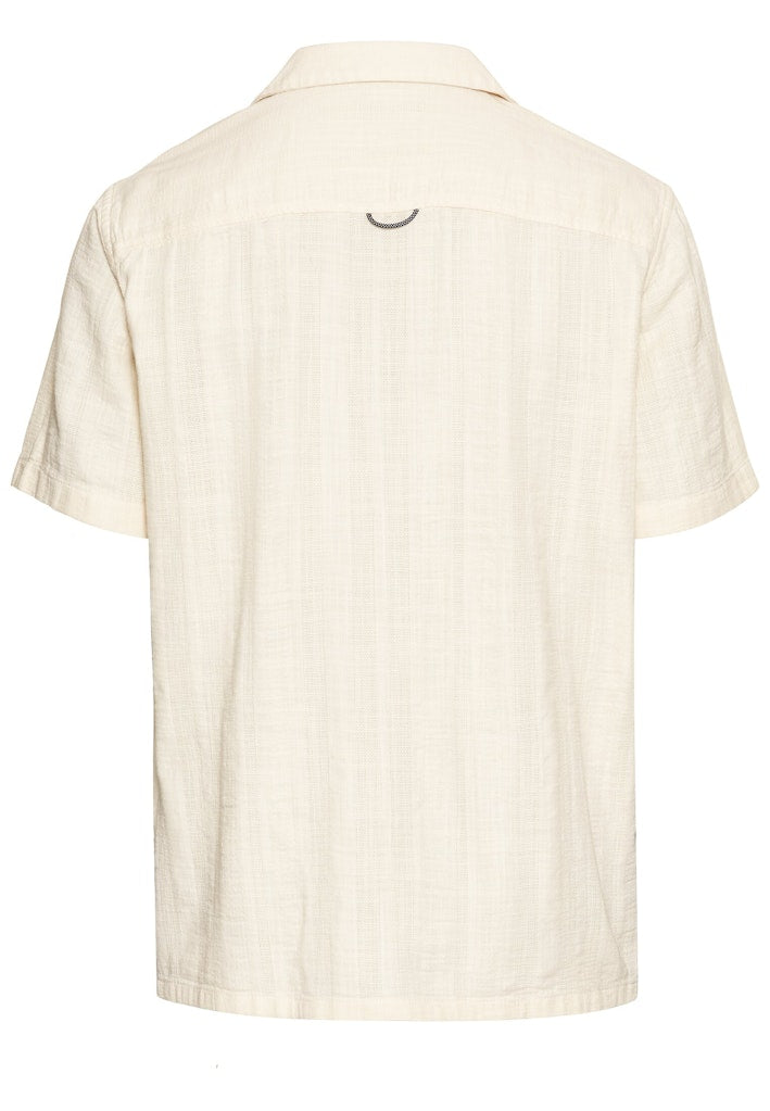 Camel active Herren Hemden kurz  Ecru
