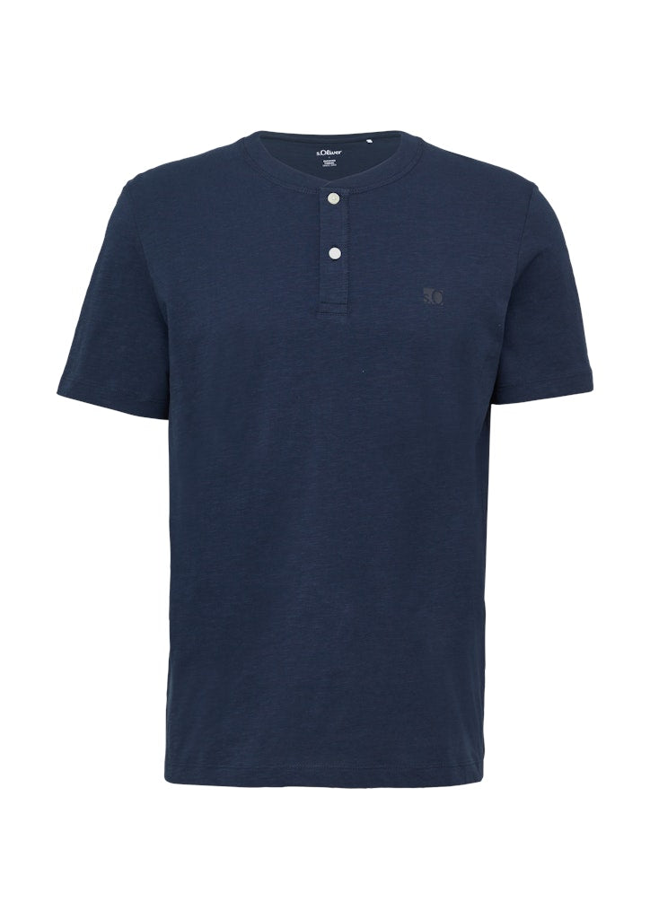 S. Oliver red Herren T-Shirts kurz Blue
