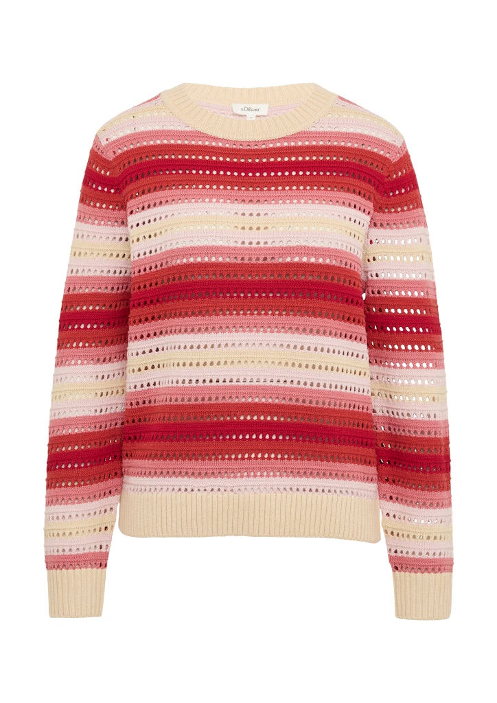 S. Oliver red Damen Pullover Lilac/Pink