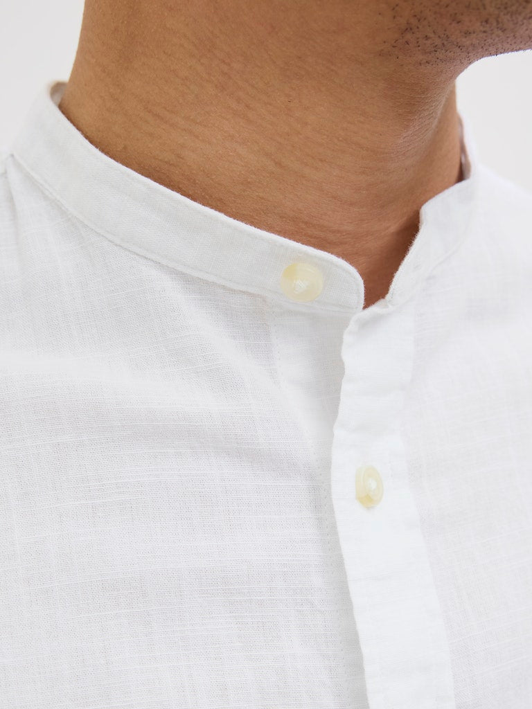 Jack & Jones Herren Hemden lang White