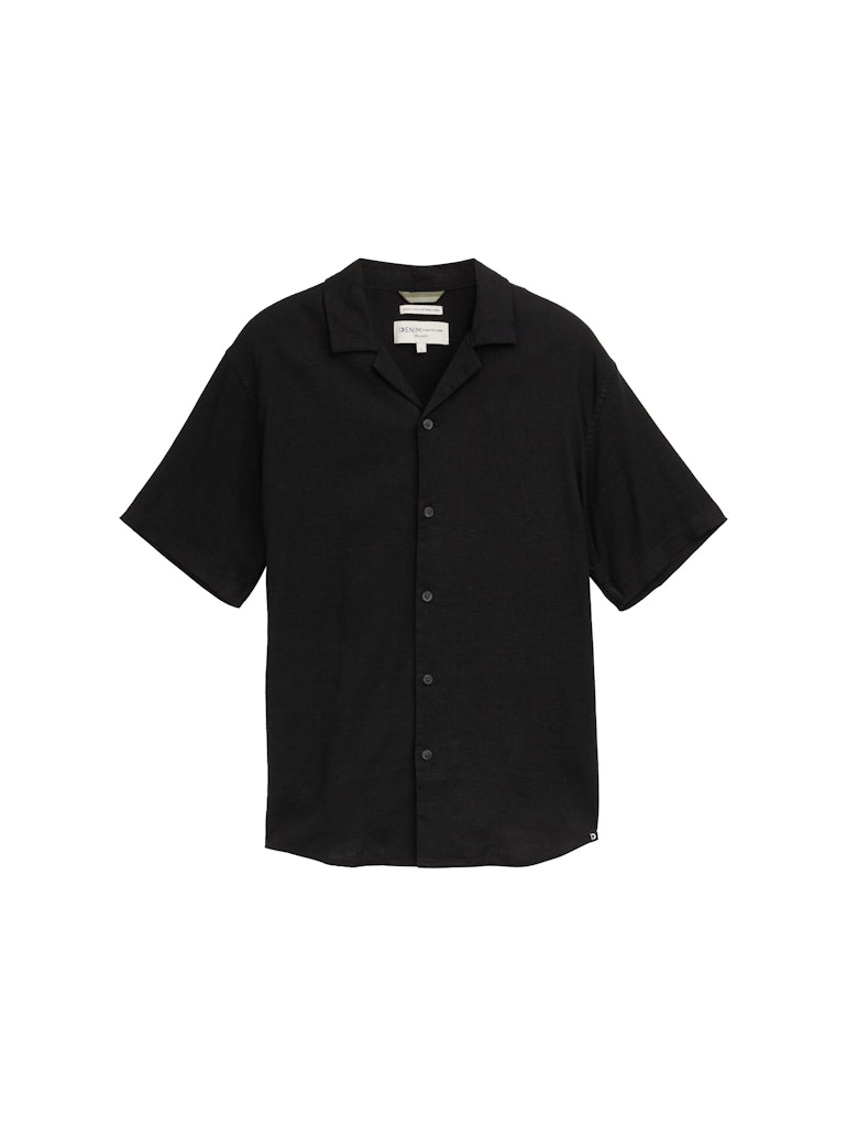 Tom Tailor denim Herren Hemden kurz Black