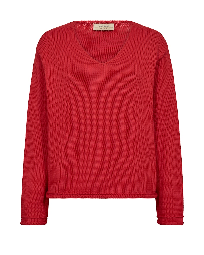 Mos Mosh Damen Strickjacken Chinese Red