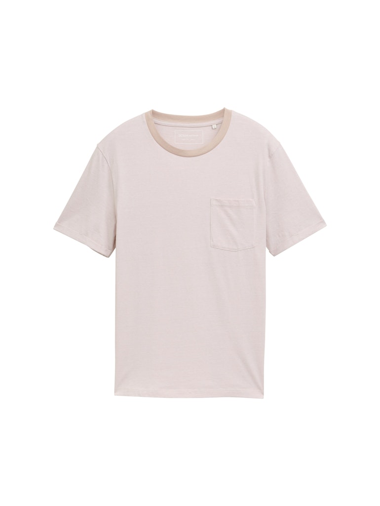 Tom Tailor denim Herren T-Shirts kurz Light Dove Grey
