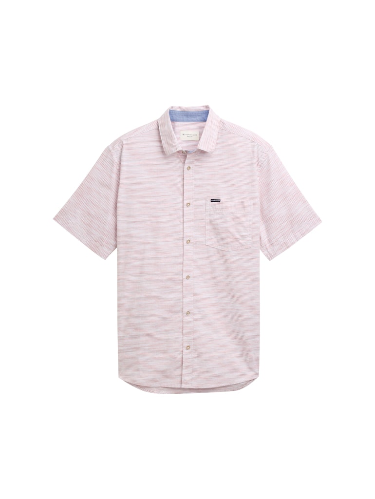 Tom Tailor Herren Hemden kurz Orange Irregula