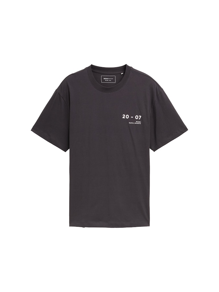 Tom Tailor denim Herren T-Shirts kurz Coal Grey