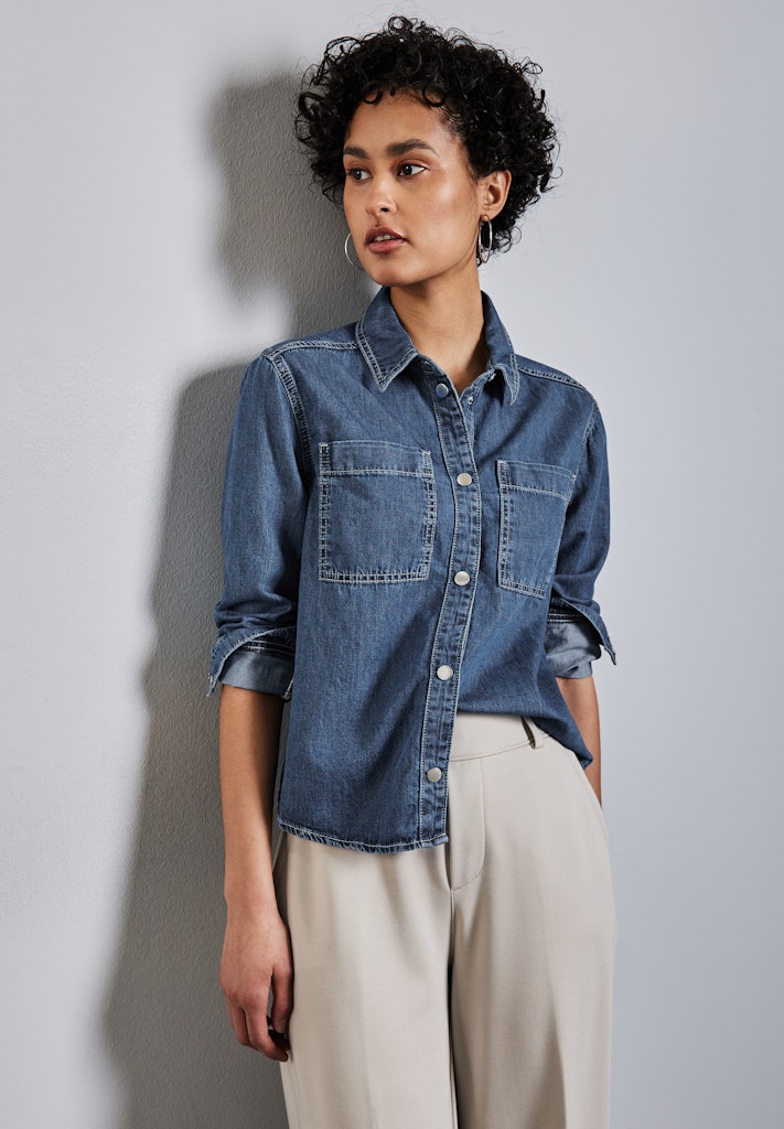 Street One Damen Blusen  Medium Bl