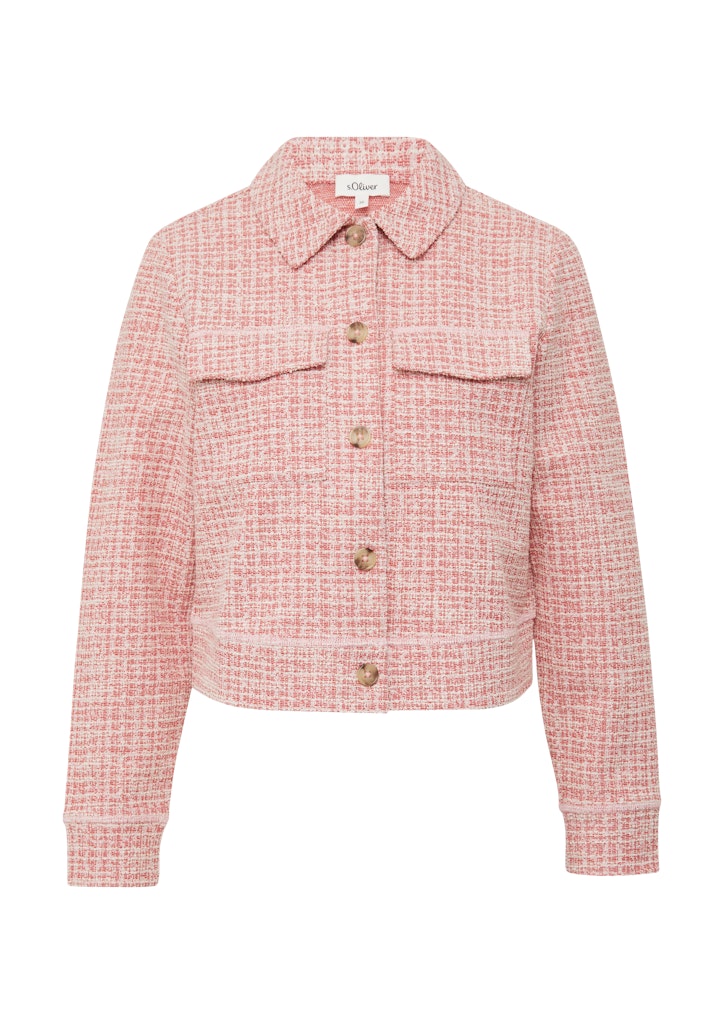 S. Oliver red Damen Sweatjacken Lilac/Pink