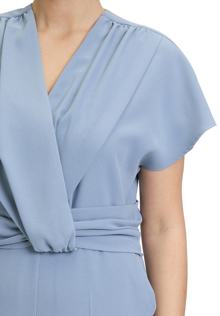 Vera Mont Damen Jumpsuits Light Steel Blu