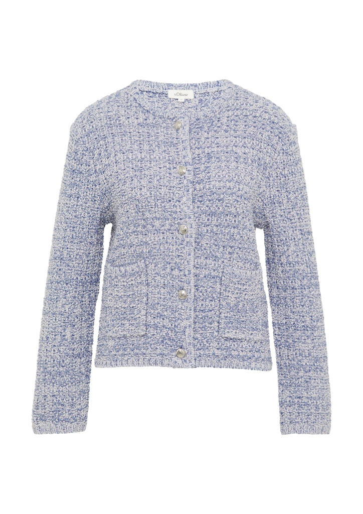 S. Oliver red Damen Strickjacken Blue