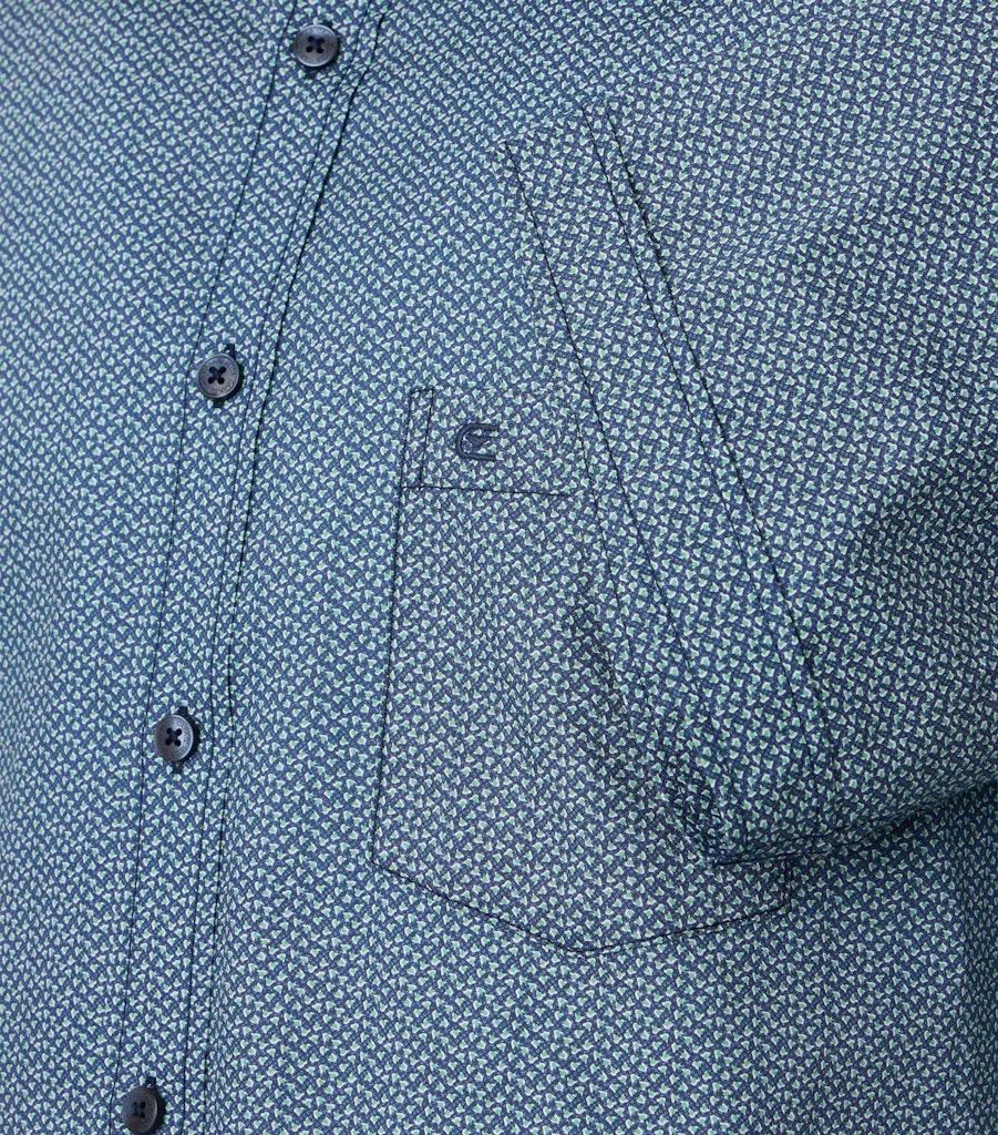 Casa Moda Herren Hemden kurz  Aqua Bis Pe