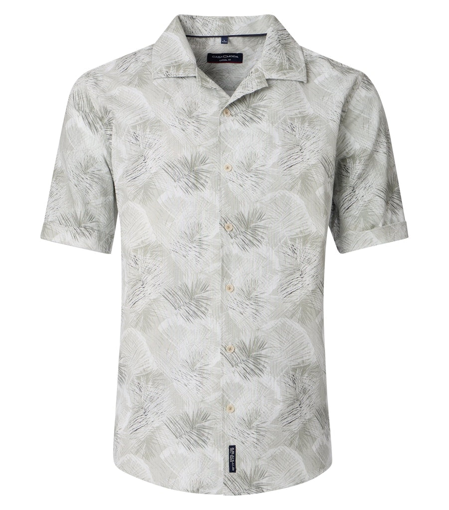 Casa Moda Herren Hemden kurz  Gruen