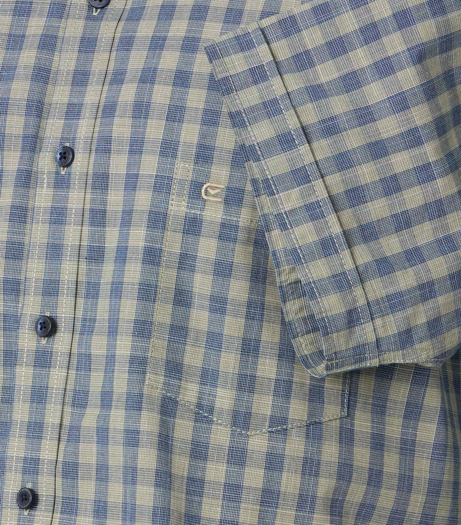 Casa Moda Herren Hemden kurz  Gruen