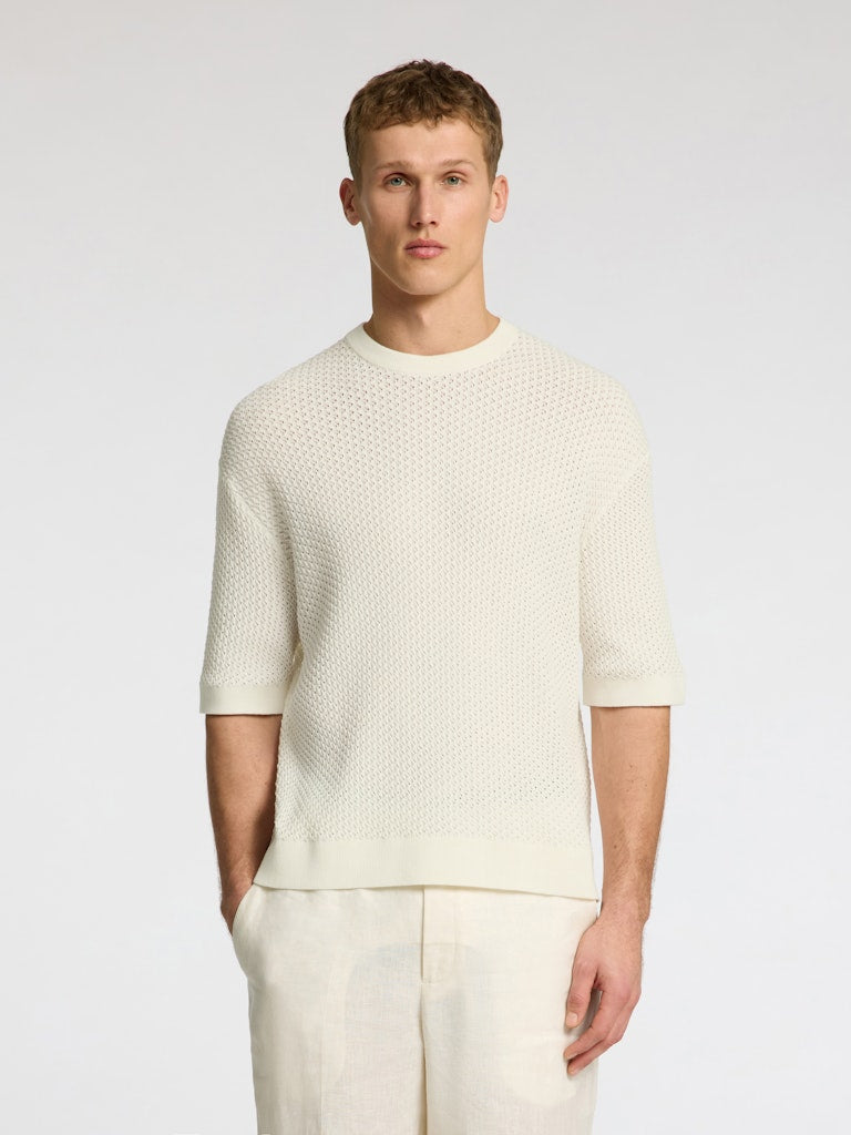 Selected homme Herren Pullover  Egret