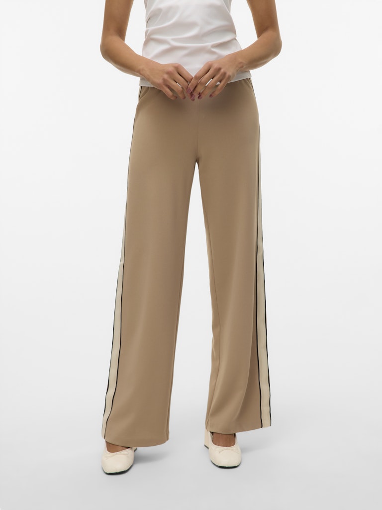 Vero Moda Damen Hosen Silver Mink/Pan