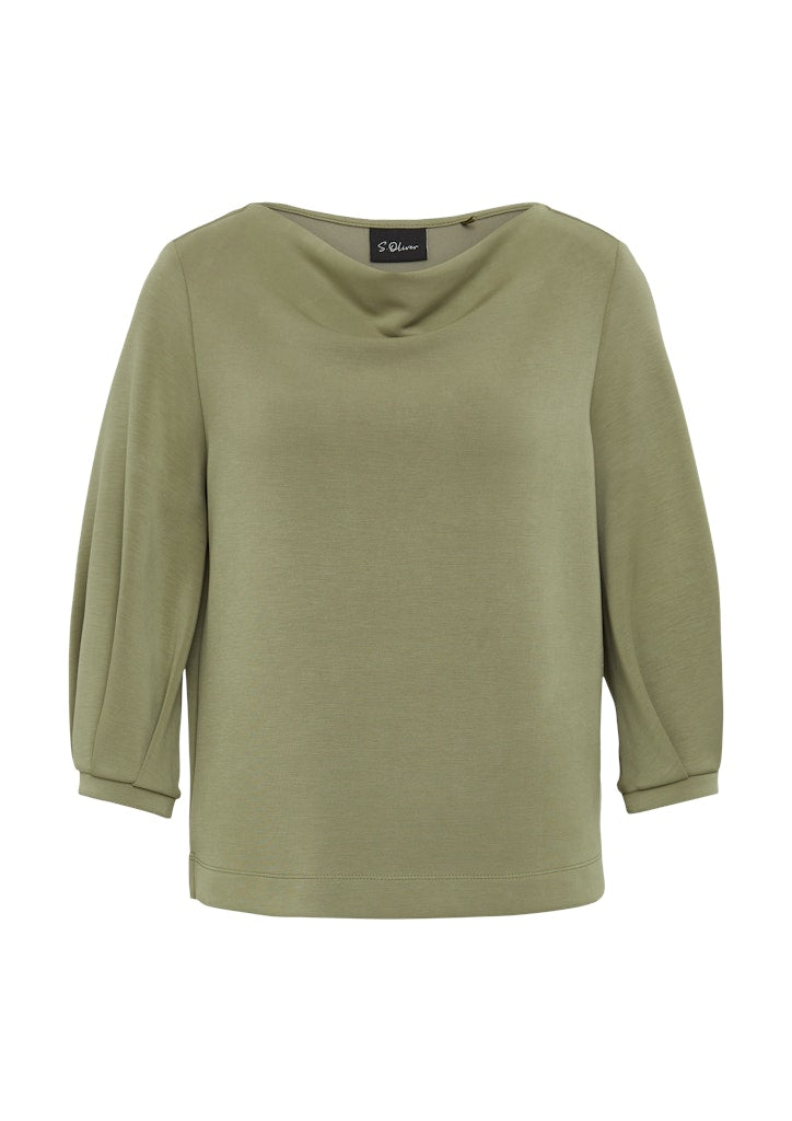 S. Oliver black Damen Sweatshirts Green