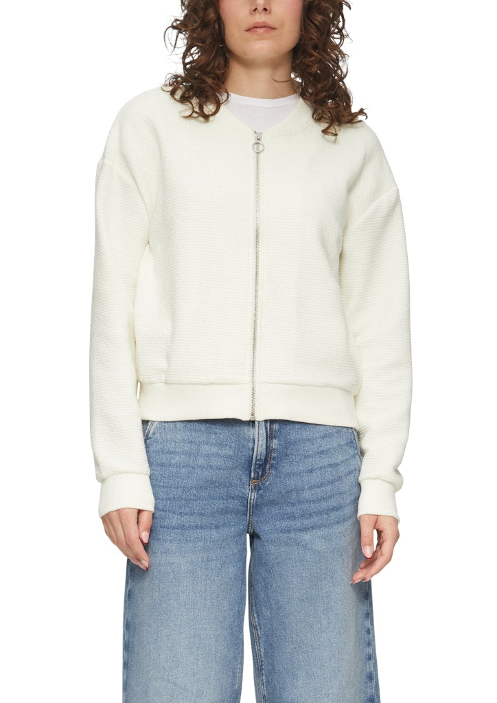 QS by S.Oliver Damen Sweatshirts White