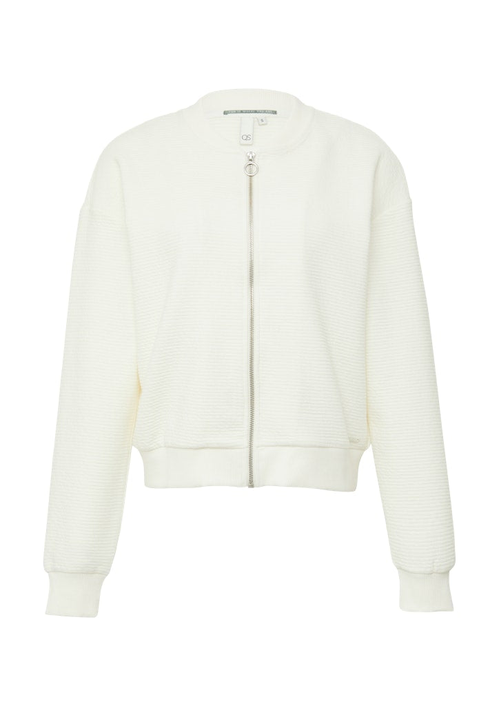QS by S.Oliver Damen Sweatshirts White