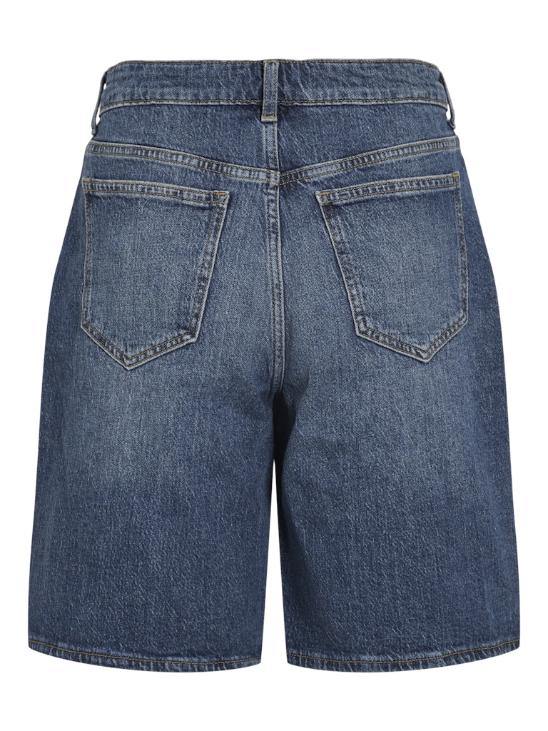 Vila Damen Shorts Medium Blue Den