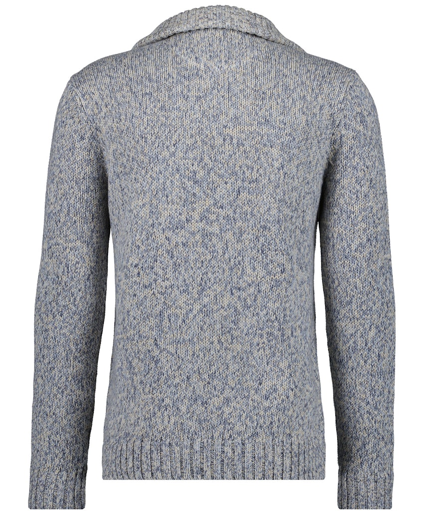Ragman Herren Pullover  Grau Melan