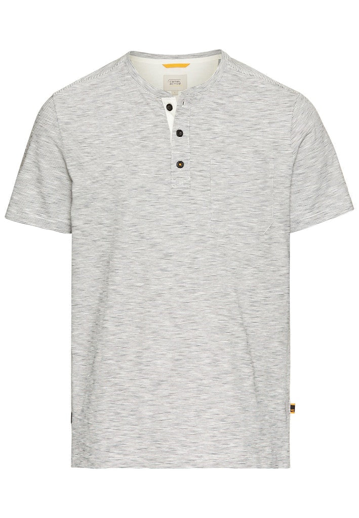 Camel active Herren T-Shirts kurz  Ecru