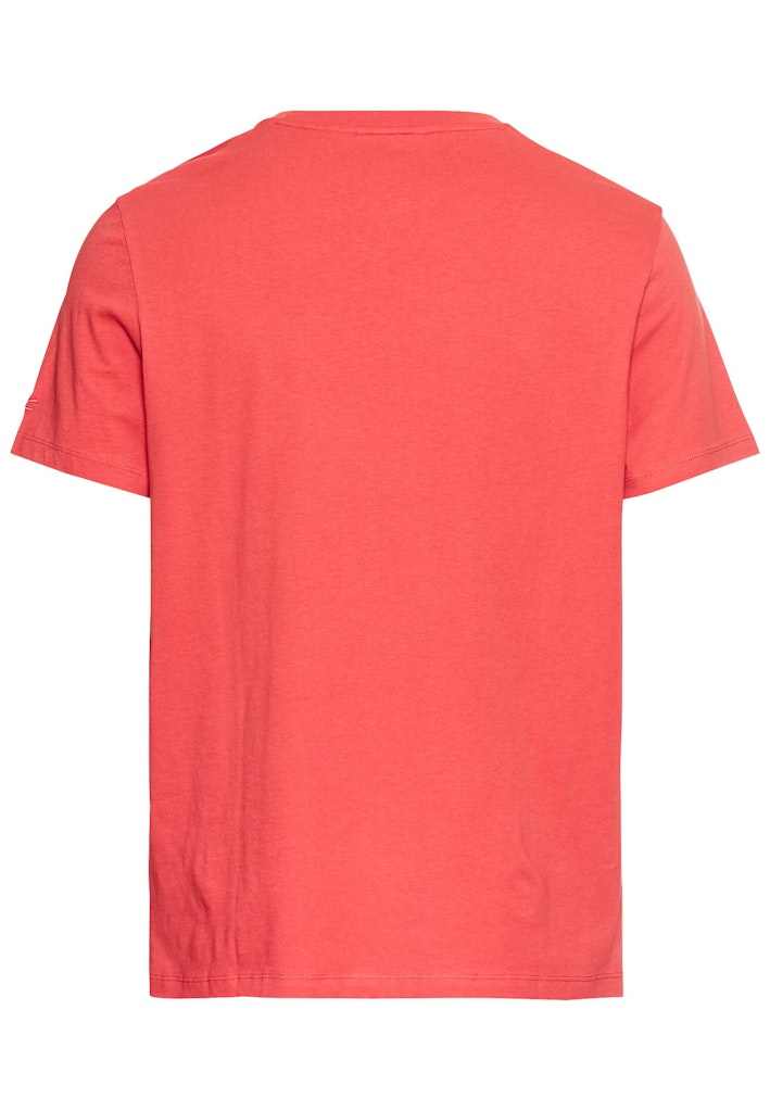 Camel active Herren T-Shirts kurz  Sunfaded Red