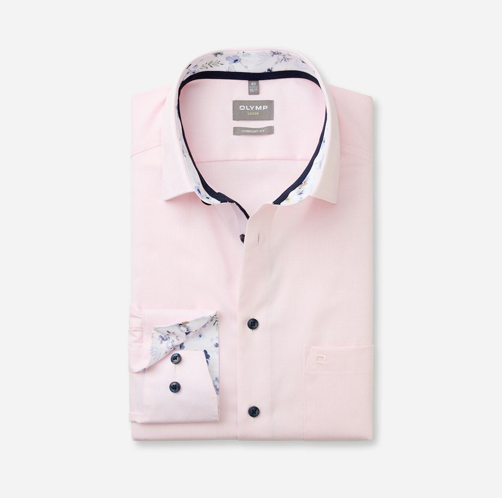 Olymp Herren Hemden lang  Rose