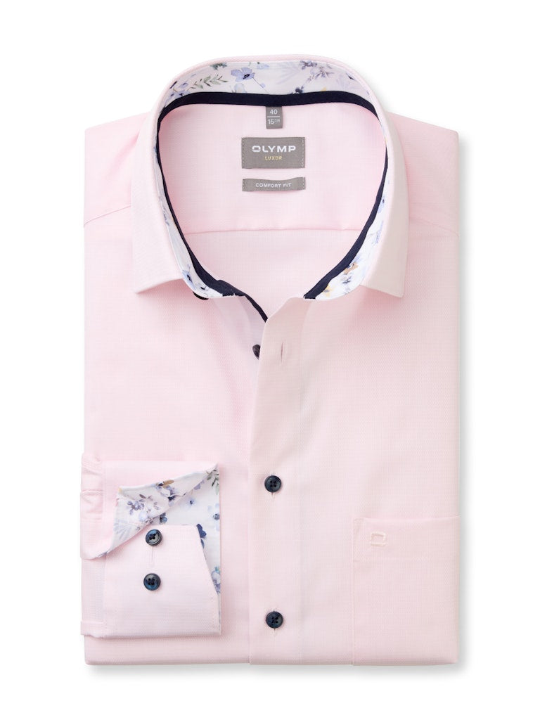 Olymp Herren Hemden lang  Rose