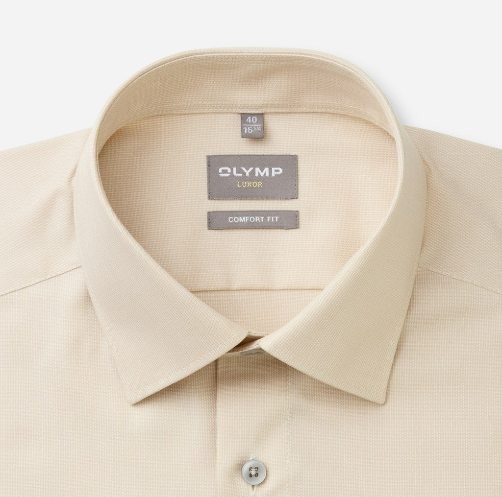 Olymp Herren Hemden lang  Natur