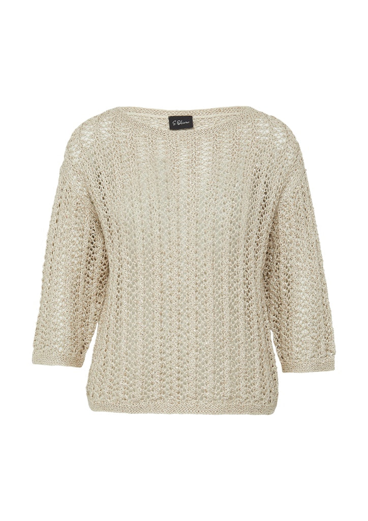 S. Oliver black Damen Pullover Brown