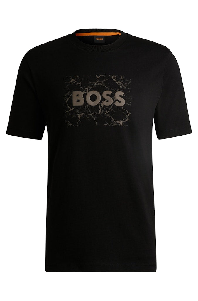 Boss Orange Herren T-Shirts kurz  Black