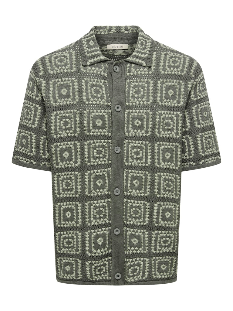 Only & Sons Herren Polo-Shirts Castor Gray/Sea