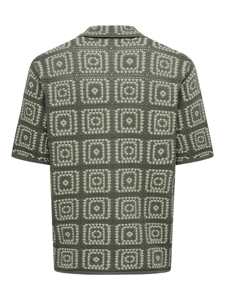 Only & Sons Herren Polo-Shirts Castor Gray/Sea