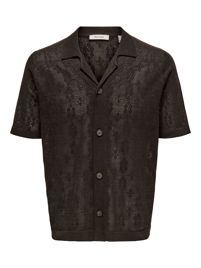 Only & Sons Herren Strickjacken Demitasse