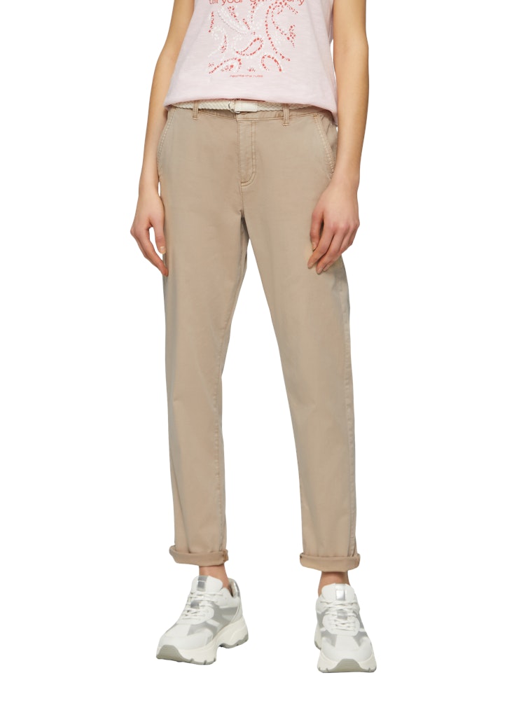S. Oliver red Damen Hosen Brown