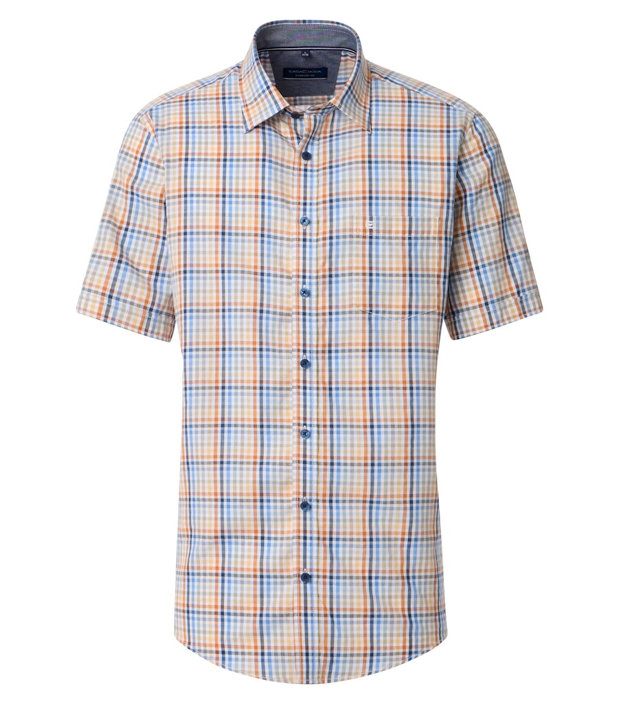 Casa Moda Herren Hemden kurz  Orange