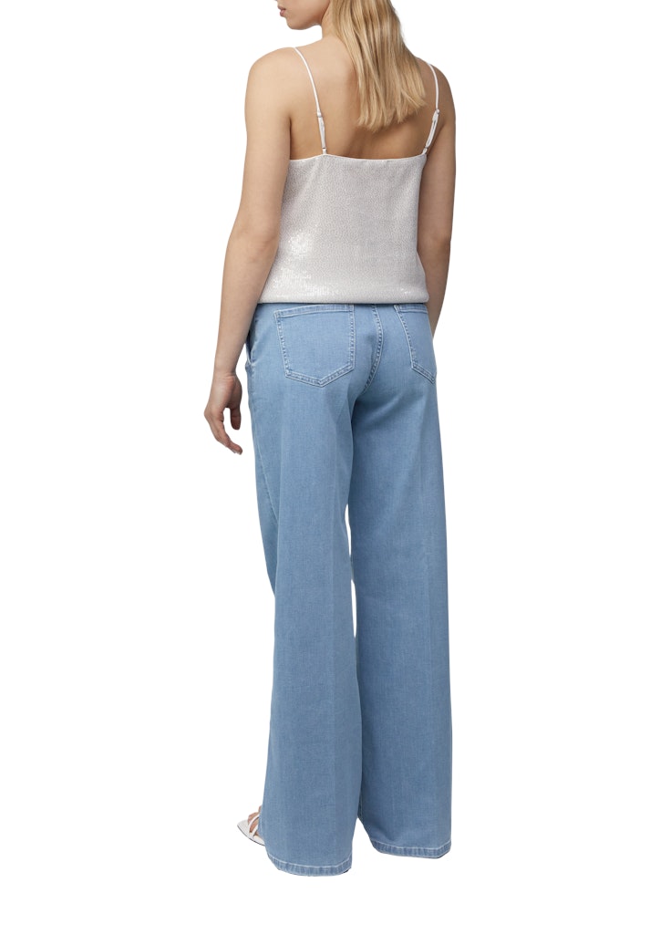 Comma Damen Jeans Blue