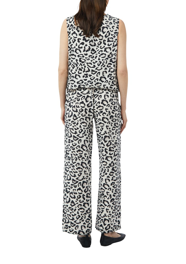 Comma CI Damen Blusen Grey/Black