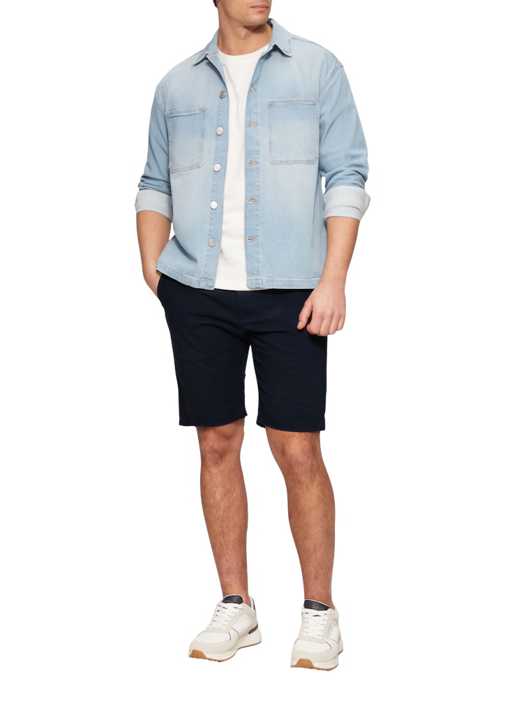 S. Oliver red Herren Shorts Blue