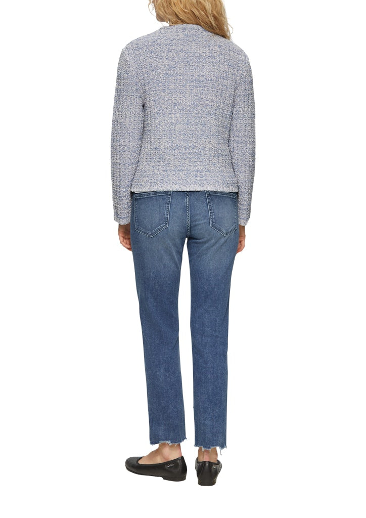 S. Oliver red Damen Strickjacken Blue